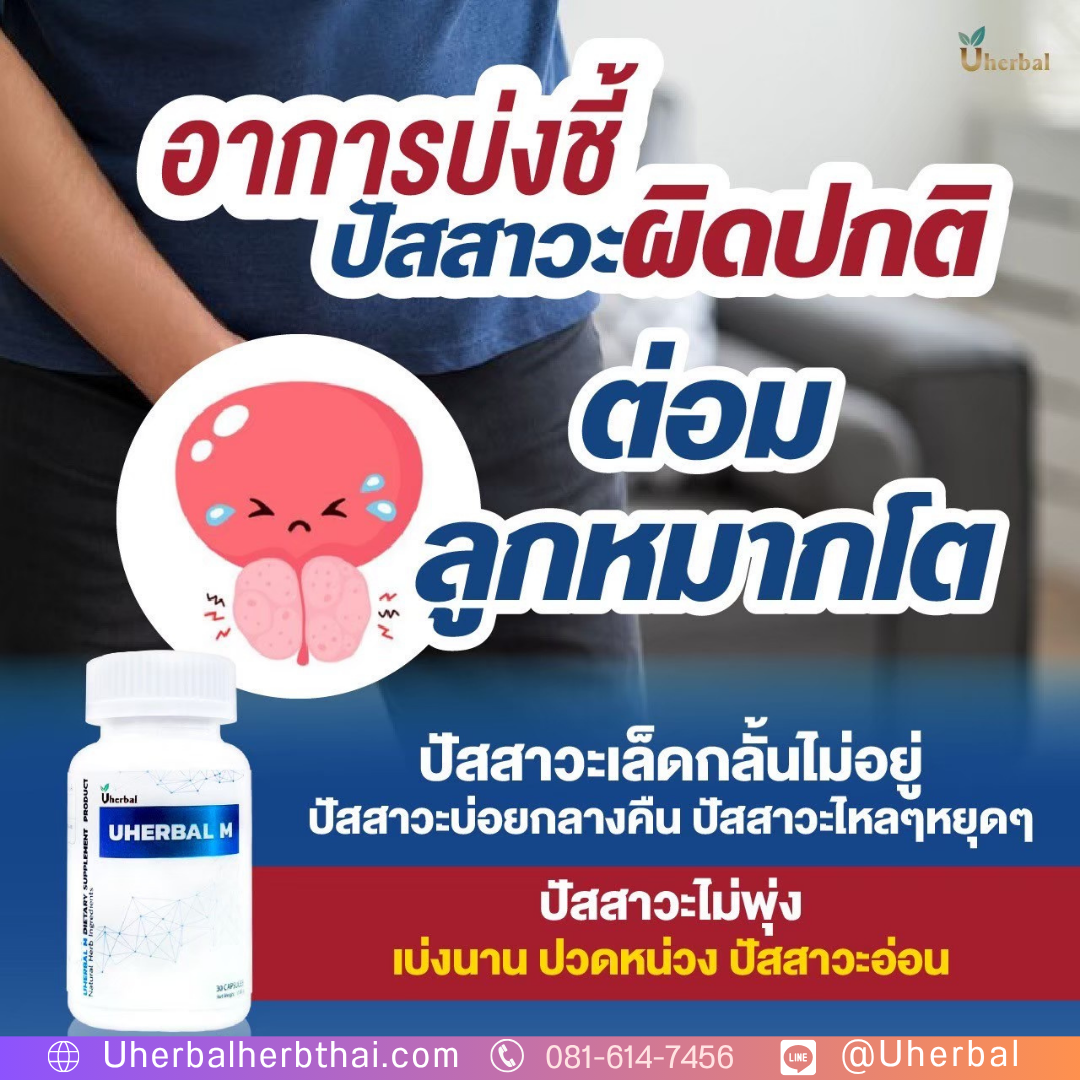 ต่อมลูกหมากโต อาการเป็นอย่างไร?