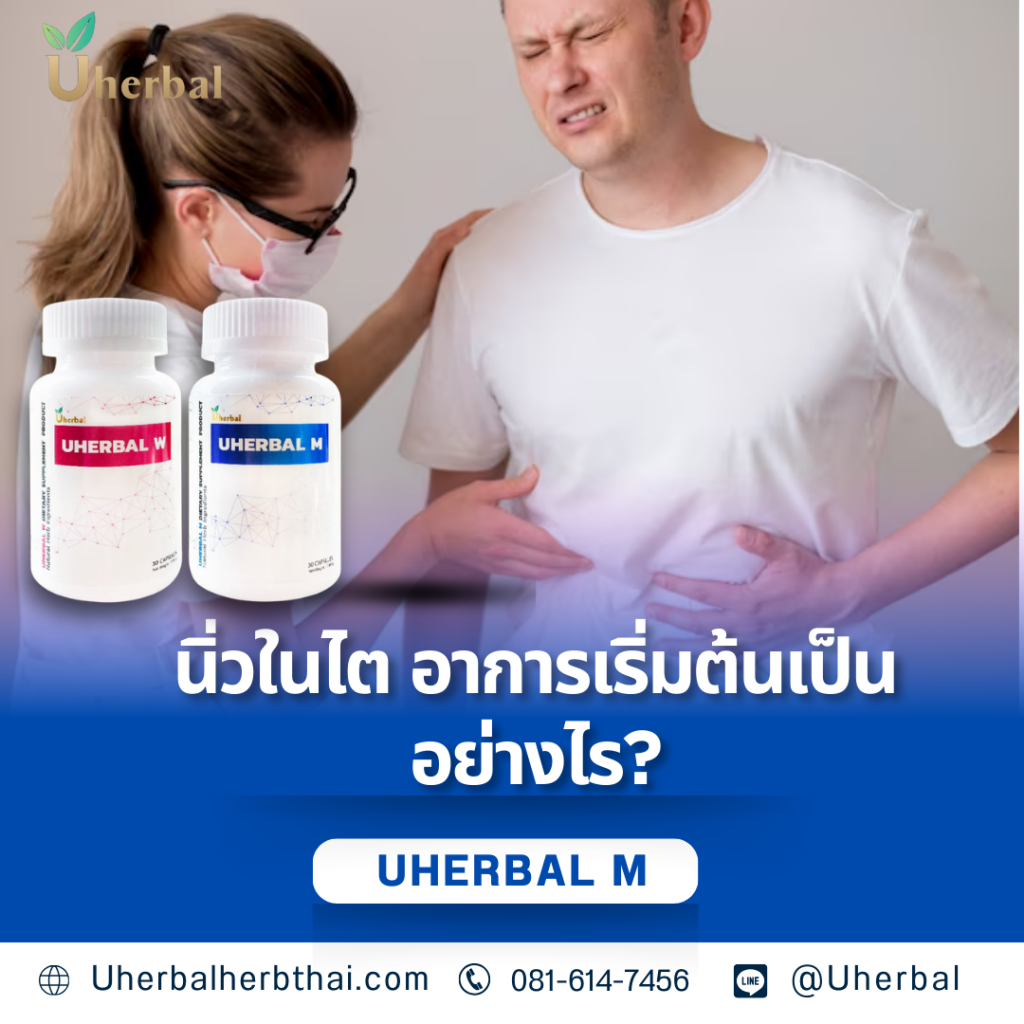 นิ่วในไต อาการเริ่มต้นเป็นอย่างไร?