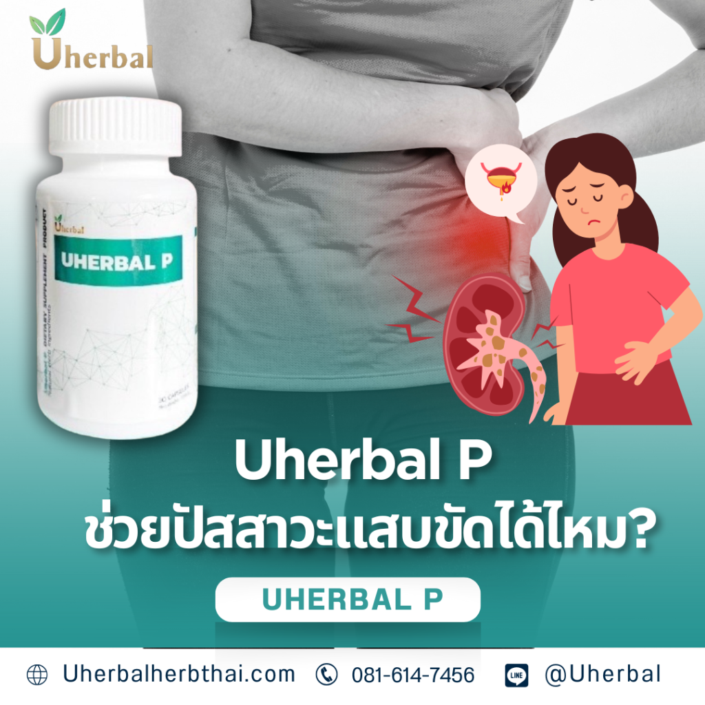 Uherbal P ช่วยปัสสาวะแสบขัดได้ไหม?