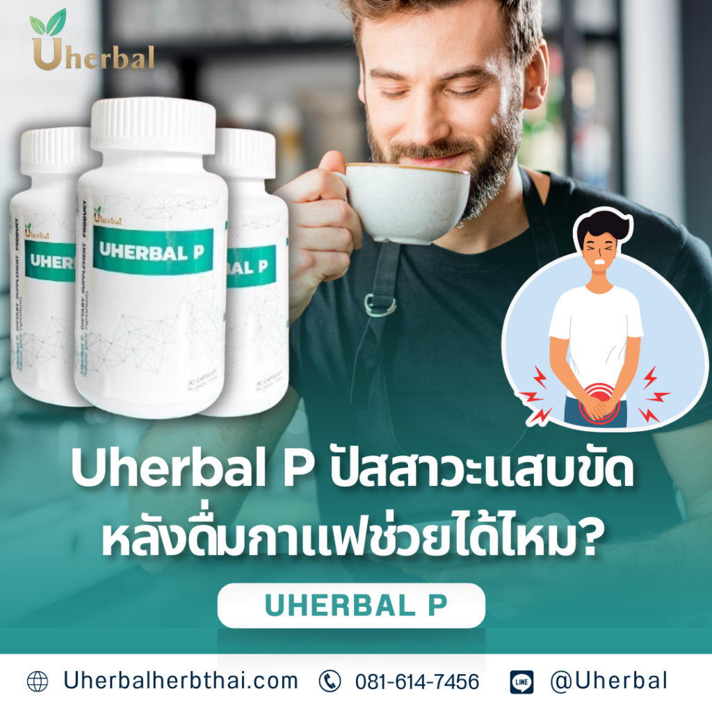 Uherbal P ปัสสาวะแสบขัดหลังดื่มกาแฟช่วยได้ไหม?