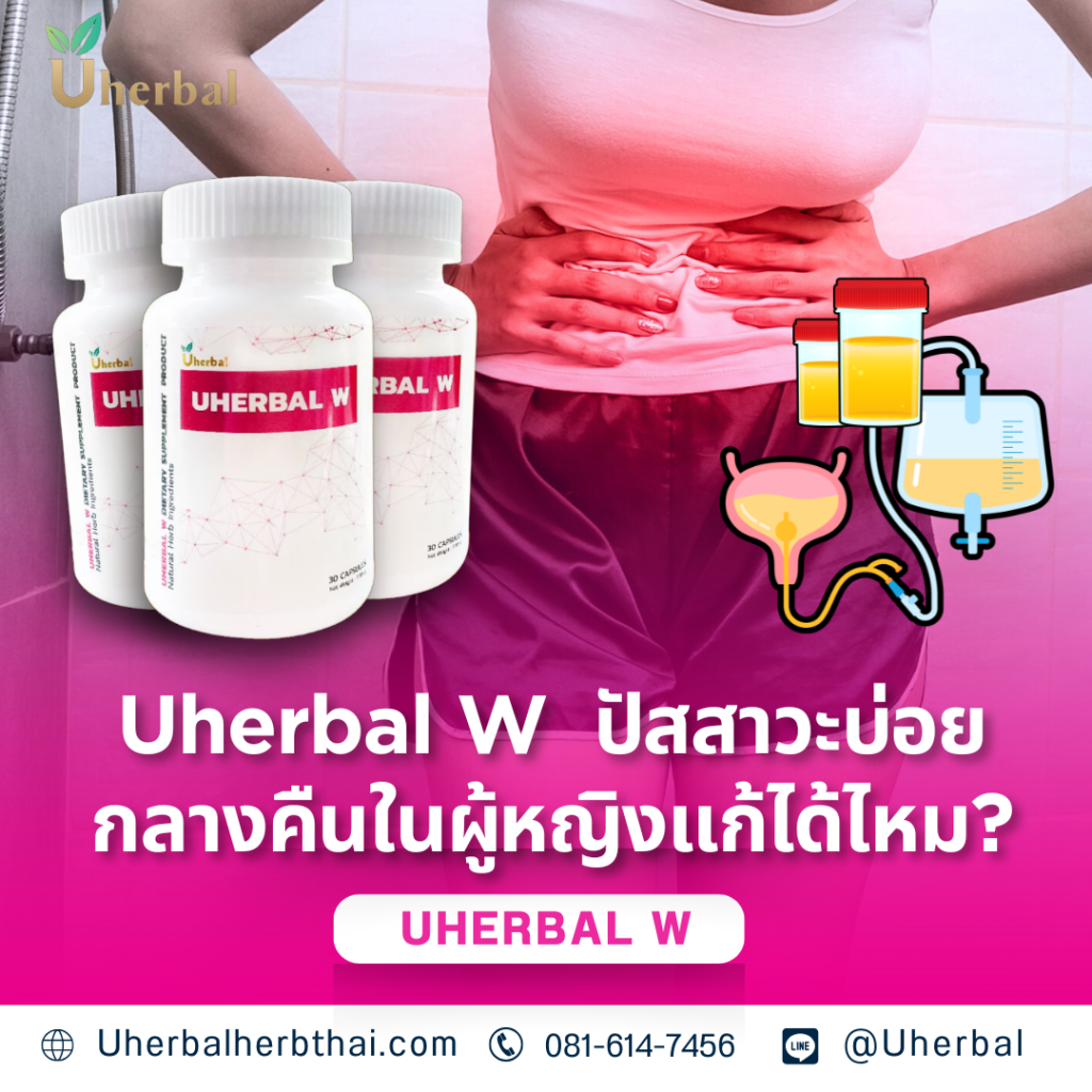 Uherbal W ปัสสาวะบ่อยกลางคืนในผู้หญิงแก้ได้ไหม?