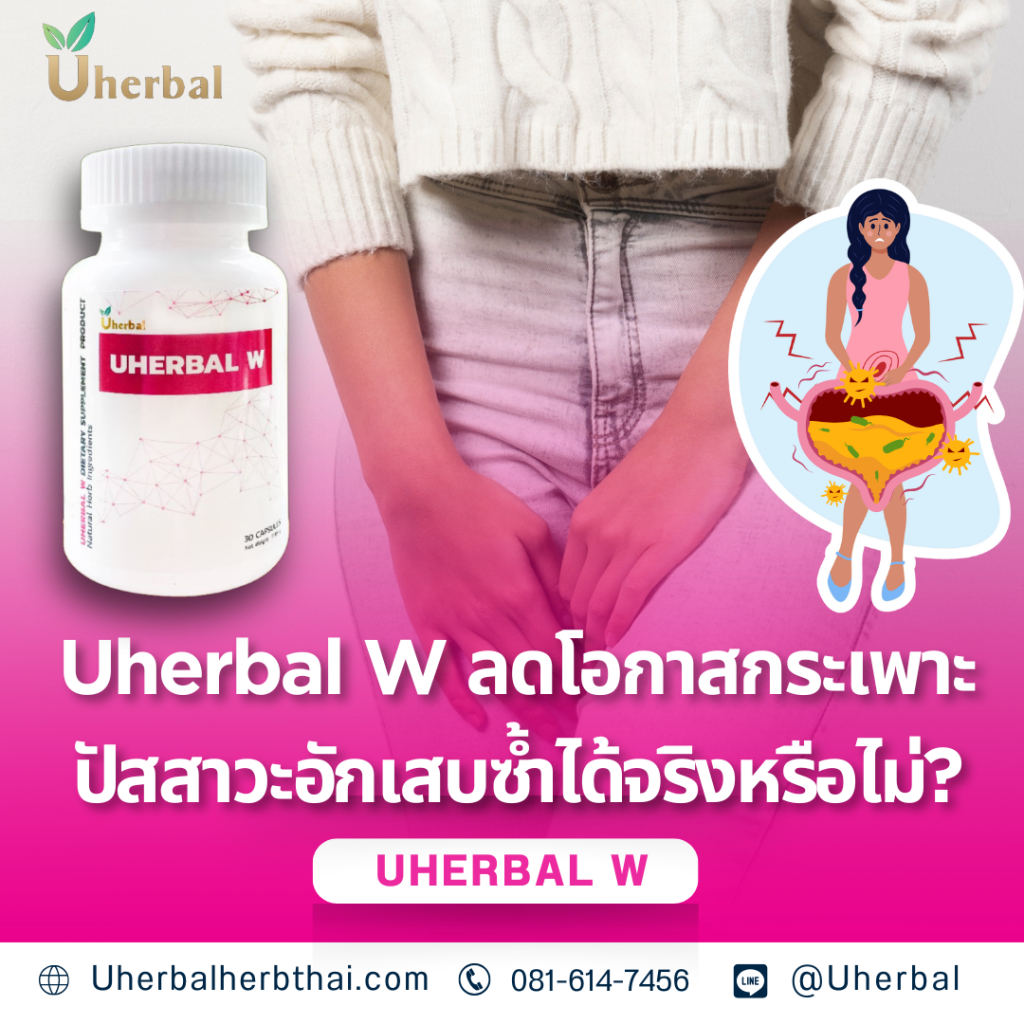 Uherbal W ลดโอกาสกระเพาะปัสสาวะอักเสบซ้ำได้จริงหรือไม่?