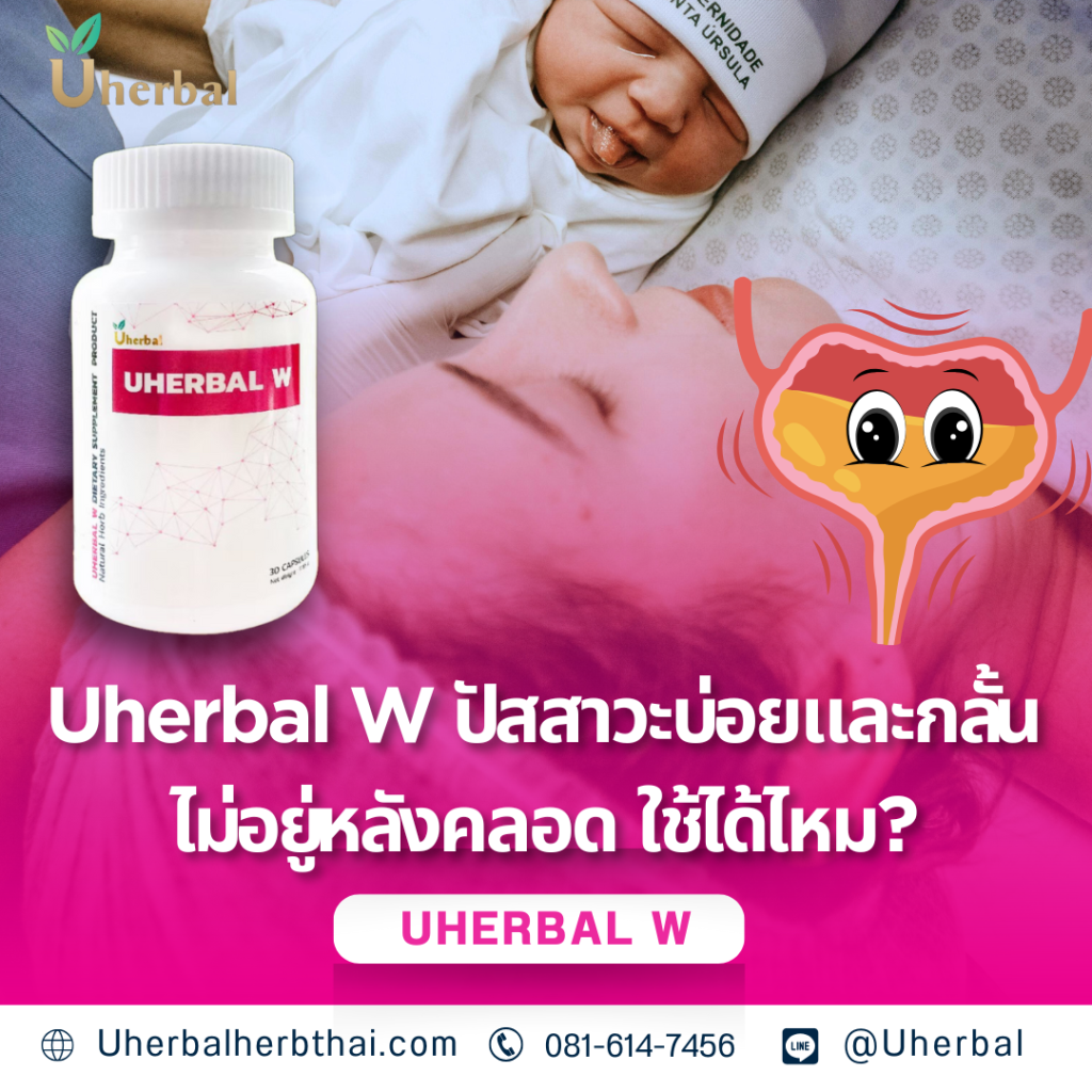 Uherbal W ปัสสาวะบ่อยและกลั้นไม่อยู่หลังคลอด ใช้ได้ไหม?