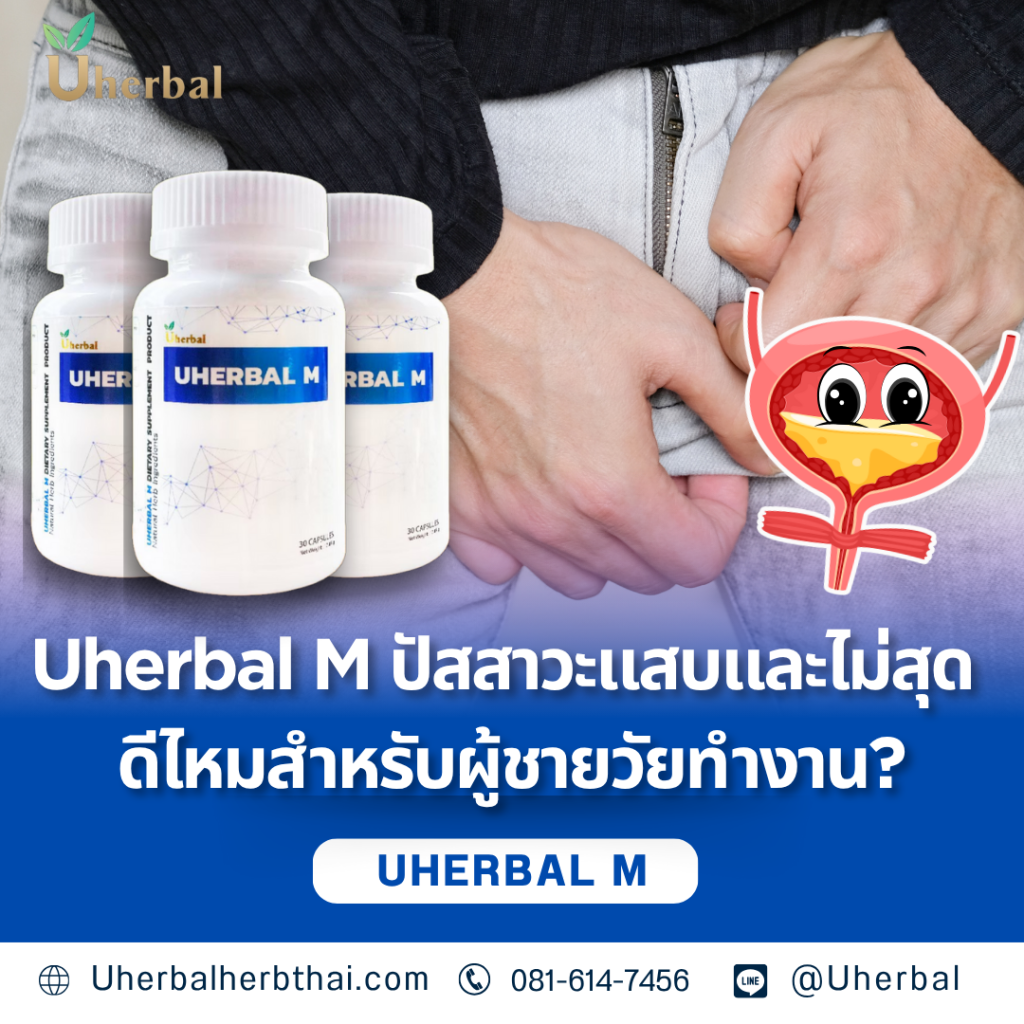Uherbal M ปัสสาวะแสบและไม่สุด ดีไหมสำหรับผู้ชายวัยทำงาน?