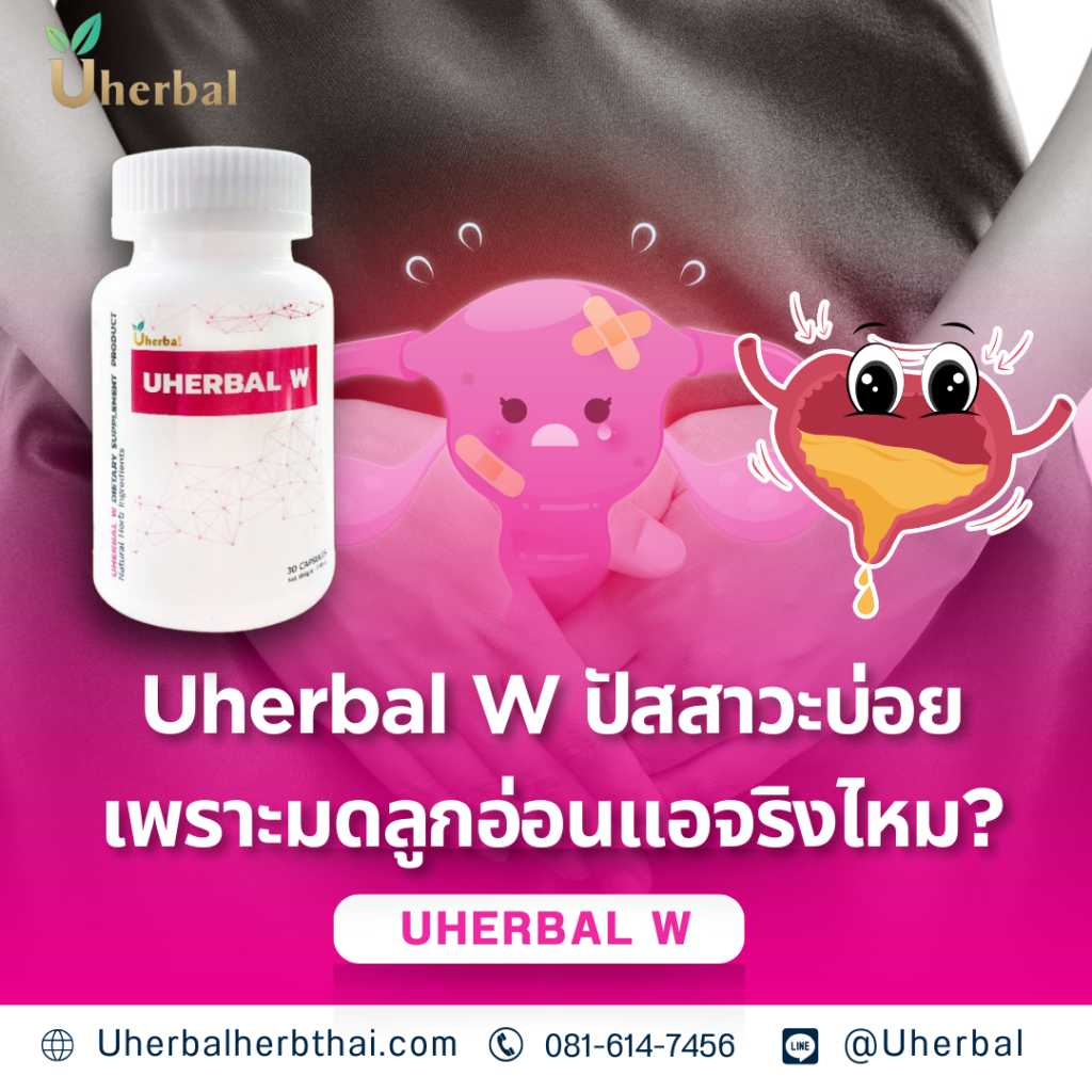Uherbal W ปัสสาวะบ่อยเพราะมดลูกอ่อนแอจริงไหม?